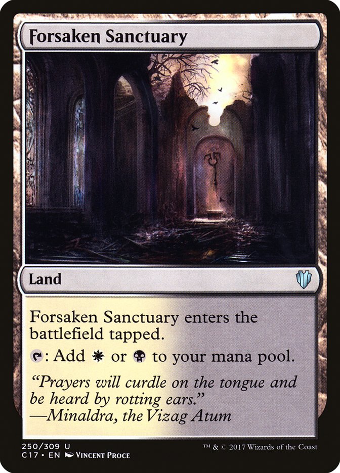 Forsaken Sanctuary [Commander 2017] | Kessel Run Games Inc. 