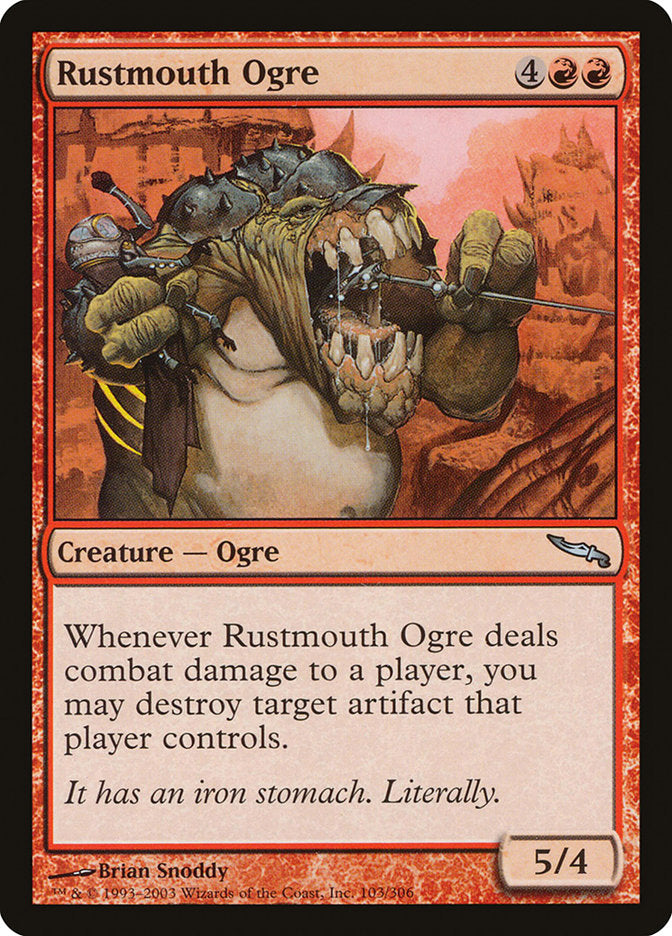 Rustmouth Ogre [Mirrodin] | Kessel Run Games Inc. 