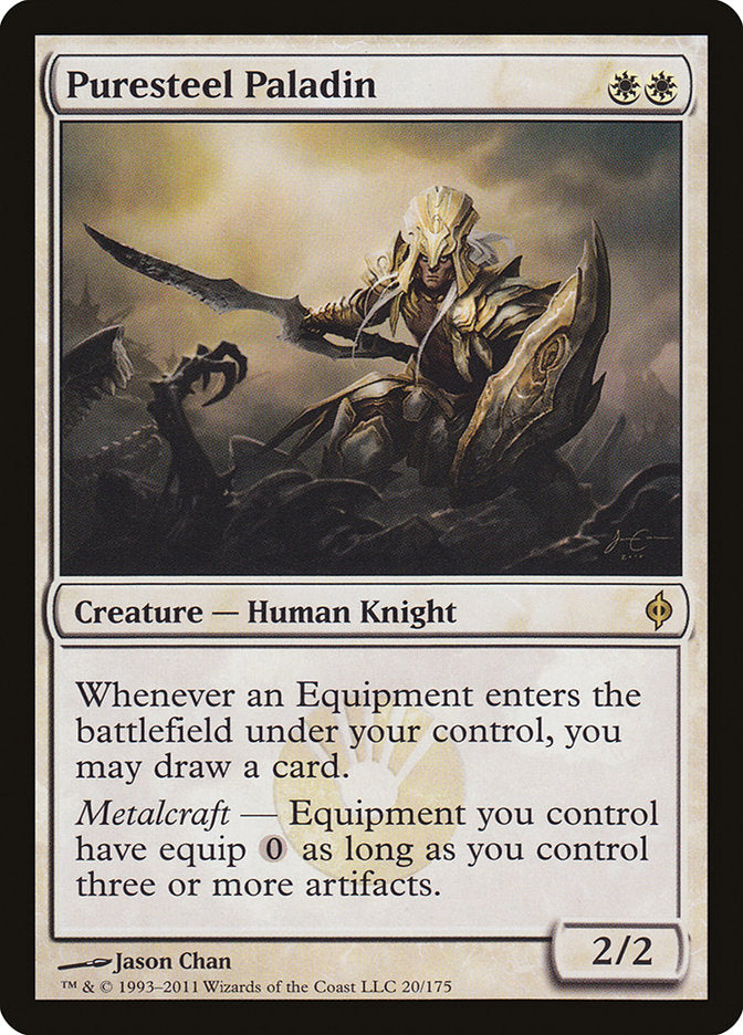 Puresteel Paladin [New Phyrexia] | Kessel Run Games Inc. 