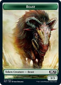 Beast // Griffin Double-Sided Token [Core Set 2021 Tokens] | Kessel Run Games Inc. 