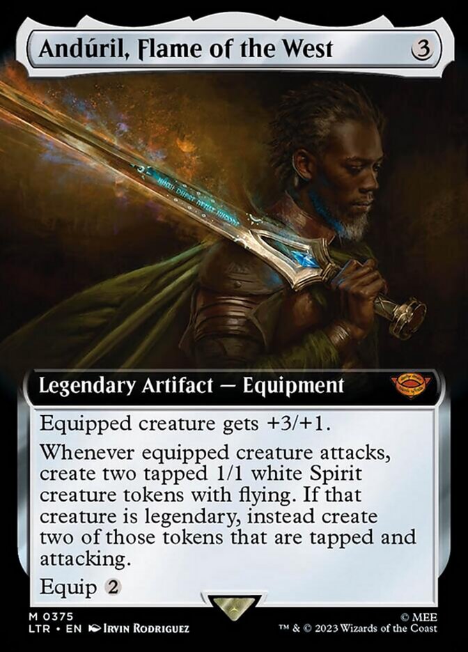 Anduril, Flame of the West (Extended Art) [The Lord of the Rings: Tales of Middle-Earth] | Kessel Run Games Inc. 