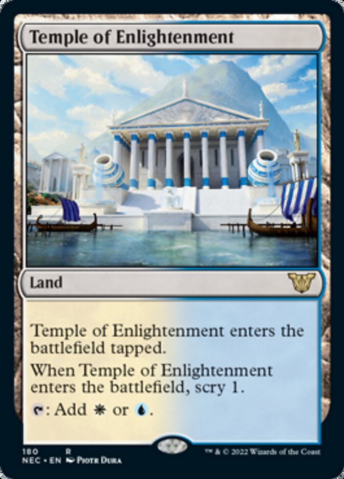 Temple of Enlightenment [Kamigawa: Neon Dynasty Commander] | Kessel Run Games Inc. 