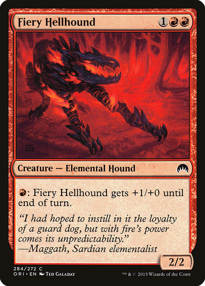 Fiery Hellhound [Magic Origins] | Kessel Run Games Inc. 