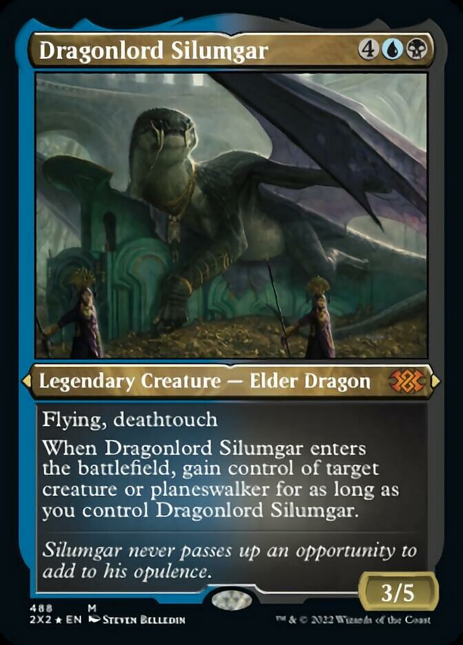 Dragonlord Silumgar (Foil Etched) [Double Masters 2022] | Kessel Run Games Inc. 
