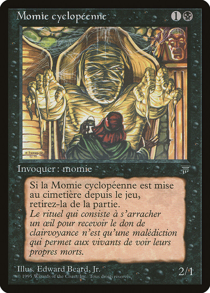 Cyclopean Mummy (French) - "Momie cyclopeenne" [Renaissance] | Kessel Run Games Inc. 