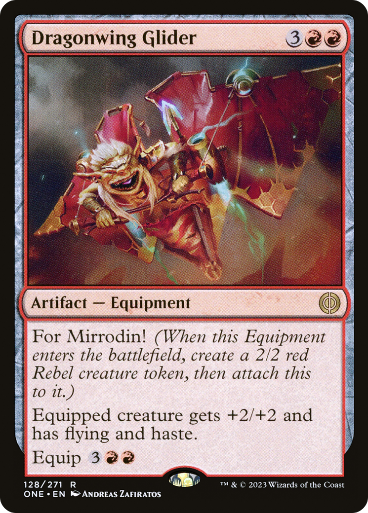 Dragonwing Glider [Phyrexia: All Will Be One] | Kessel Run Games Inc. 