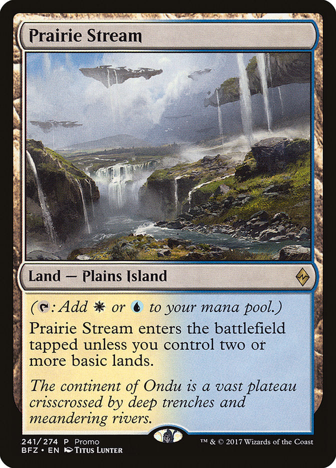Prairie Stream (Promo) [Battle for Zendikar Standard Series] | Kessel Run Games Inc. 