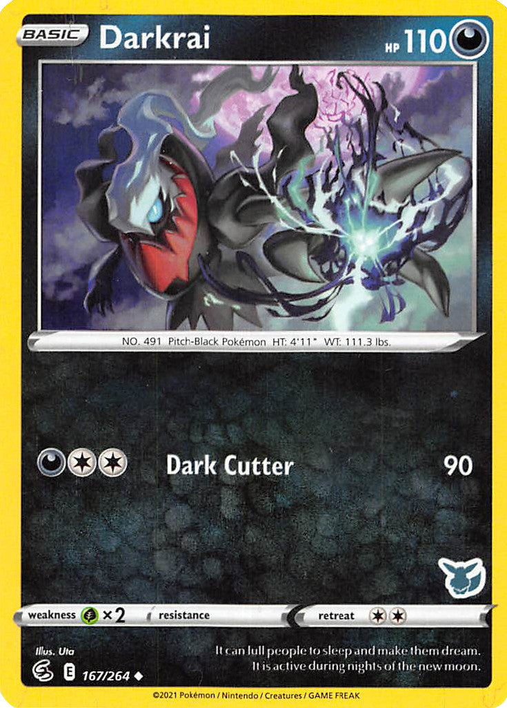 Darkrai (167/264) (Eevee Deck) [Battle Academy 2022] | Kessel Run Games Inc. 