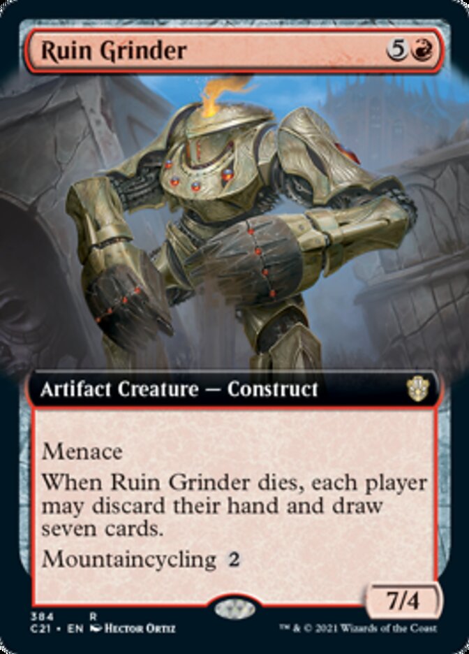 Ruin Grinder (Extended Art) [Commander 2021] | Kessel Run Games Inc. 