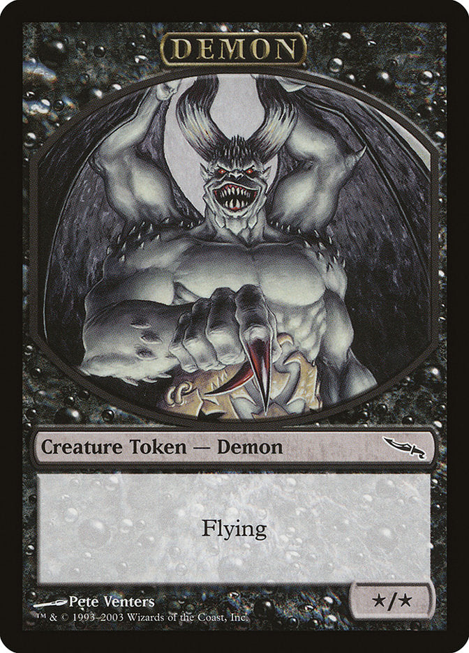Demon Token [Magic Player Rewards 2003] | Kessel Run Games Inc. 