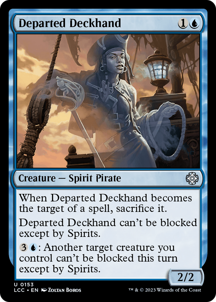 Departed Deckhand [The Lost Caverns of Ixalan Commander] | Kessel Run Games Inc. 