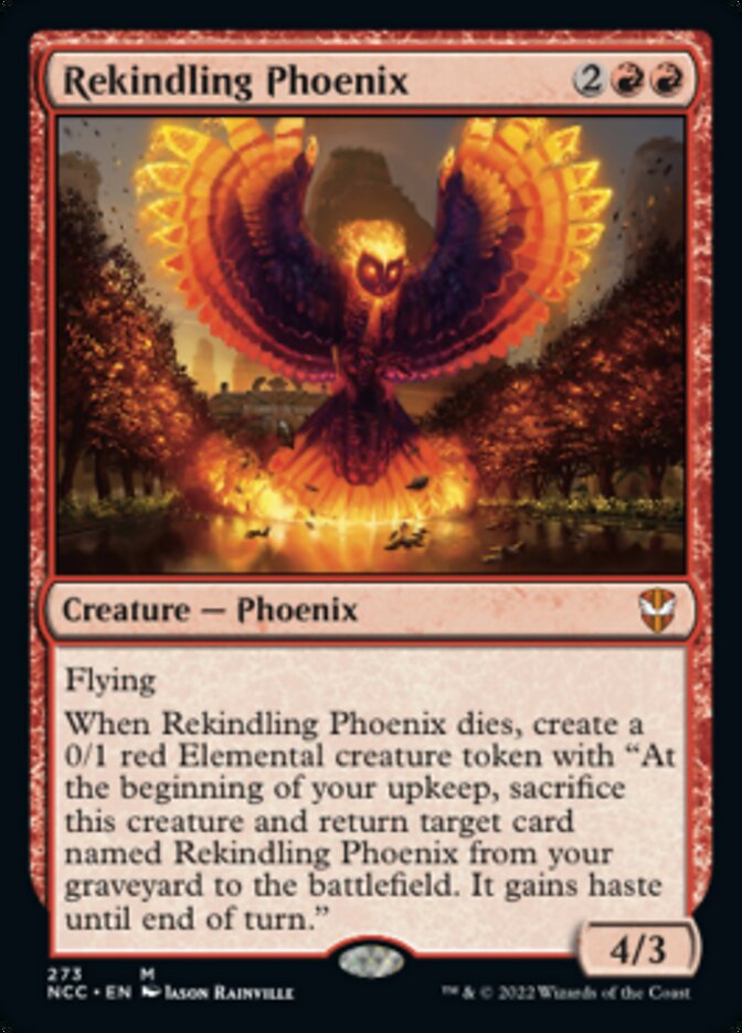 Rekindling Phoenix [Streets of New Capenna Commander] | Kessel Run Games Inc. 