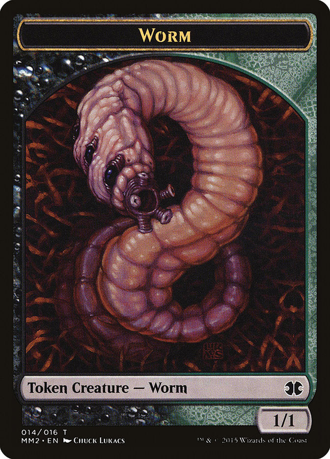 Worm Token [Modern Masters 2015 Tokens] | Kessel Run Games Inc. 