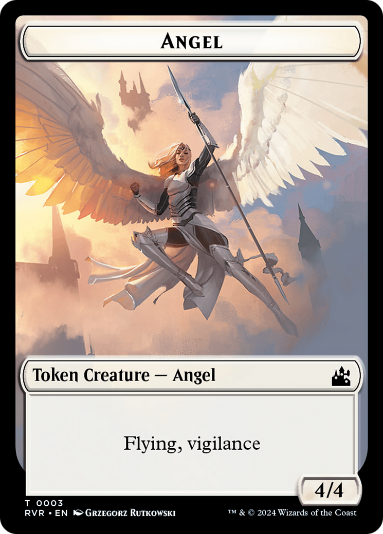 Angel Token (0003) [Ravnica Remastered Tokens] | Kessel Run Games Inc. 