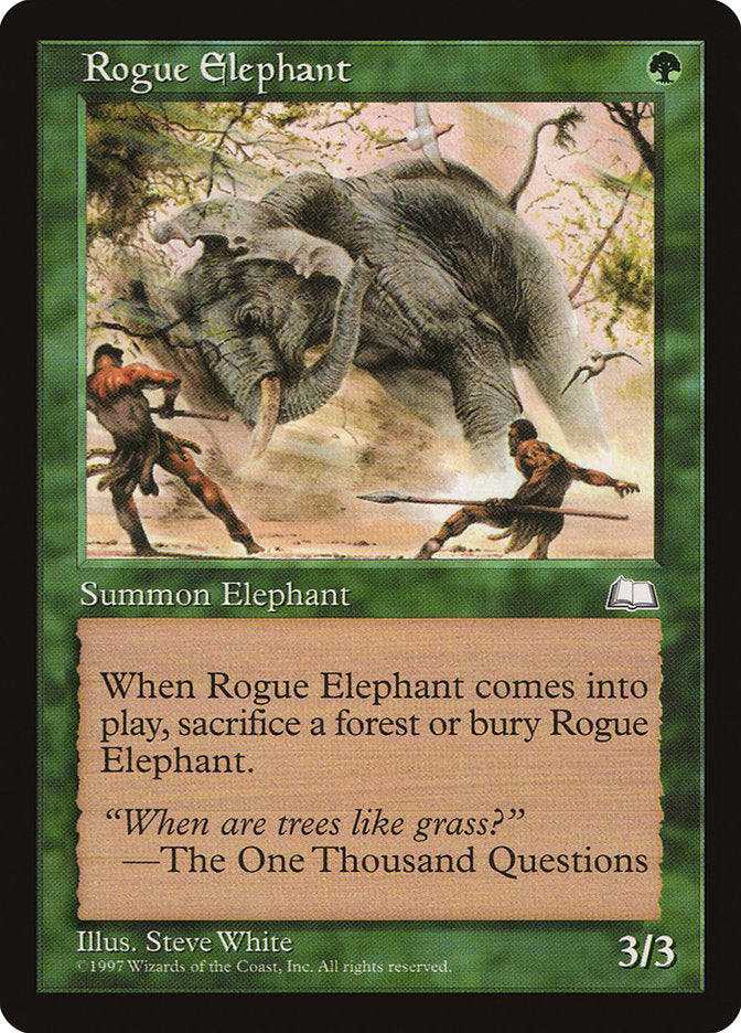Rogue Elephant [Weatherlight] | Kessel Run Games Inc. 
