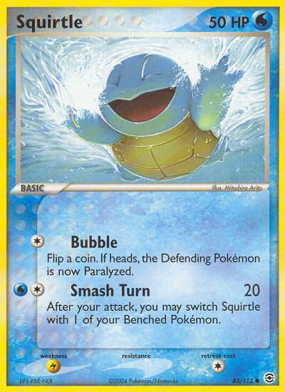 Squirtle (83/112) [EX: FireRed & LeafGreen] | Kessel Run Games Inc. 