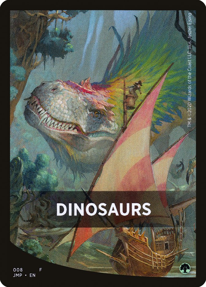 Dinosaurs Theme Card [Jumpstart Front Cards] | Kessel Run Games Inc. 