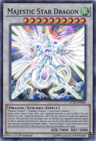 Majestic Star Dragon [LC5D-EN036] Super Rare | Kessel Run Games Inc. 