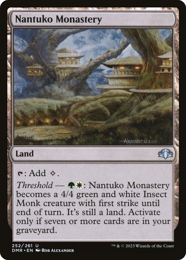 Nantuko Monastery [Dominaria Remastered] | Kessel Run Games Inc. 