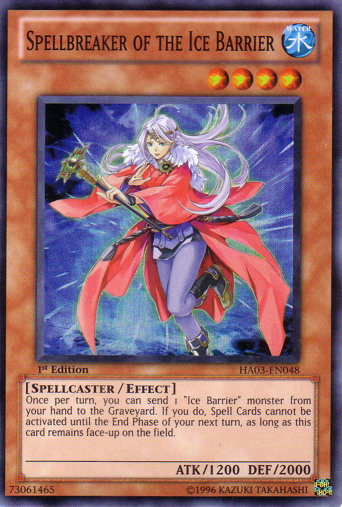 Spellbreaker of the Ice Barrier [HA03-EN048] Super Rare | Kessel Run Games Inc. 