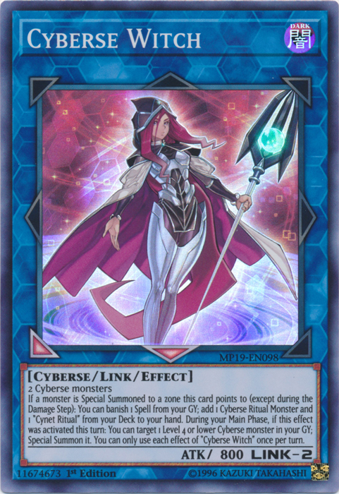 Cyberse Witch [MP19-EN098] Super Rare | Kessel Run Games Inc. 