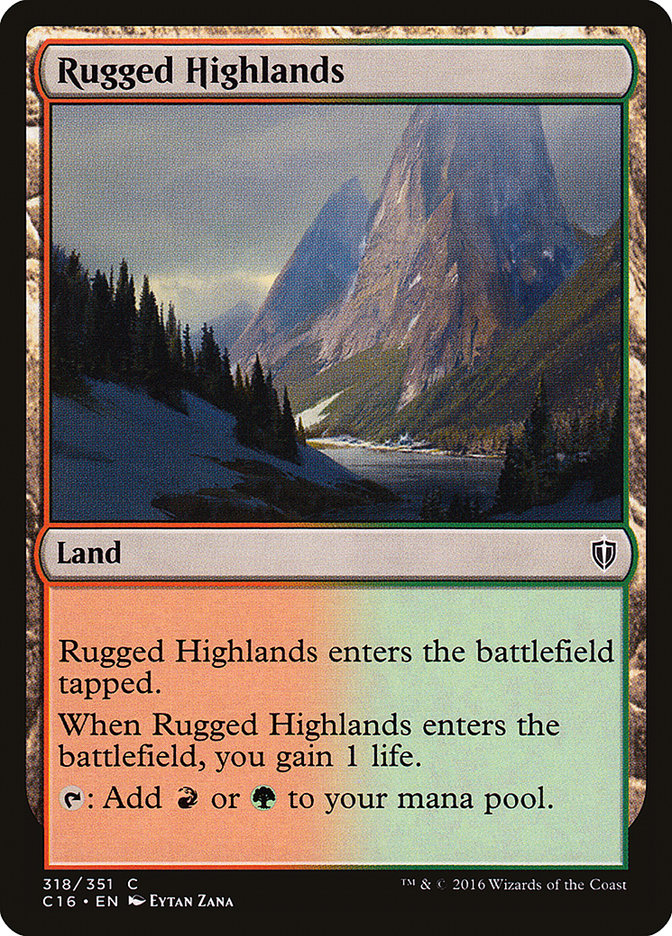 Rugged Highlands [Commander 2016] | Kessel Run Games Inc. 