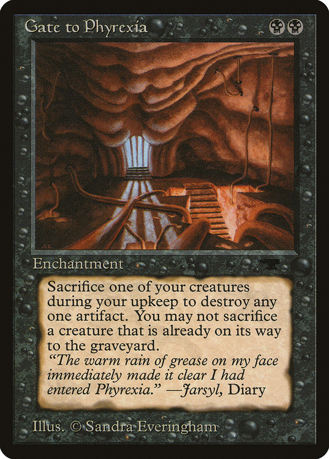 Gate to Phyrexia [Antiquities] | Kessel Run Games Inc. 