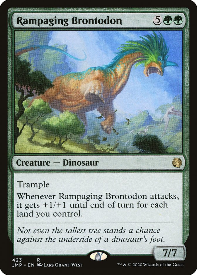 Rampaging Brontodon [Jumpstart] | Kessel Run Games Inc. 