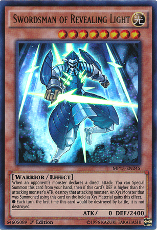 Swordsman of Revealing Light [MP15-EN245] Ultra Rare | Kessel Run Games Inc. 