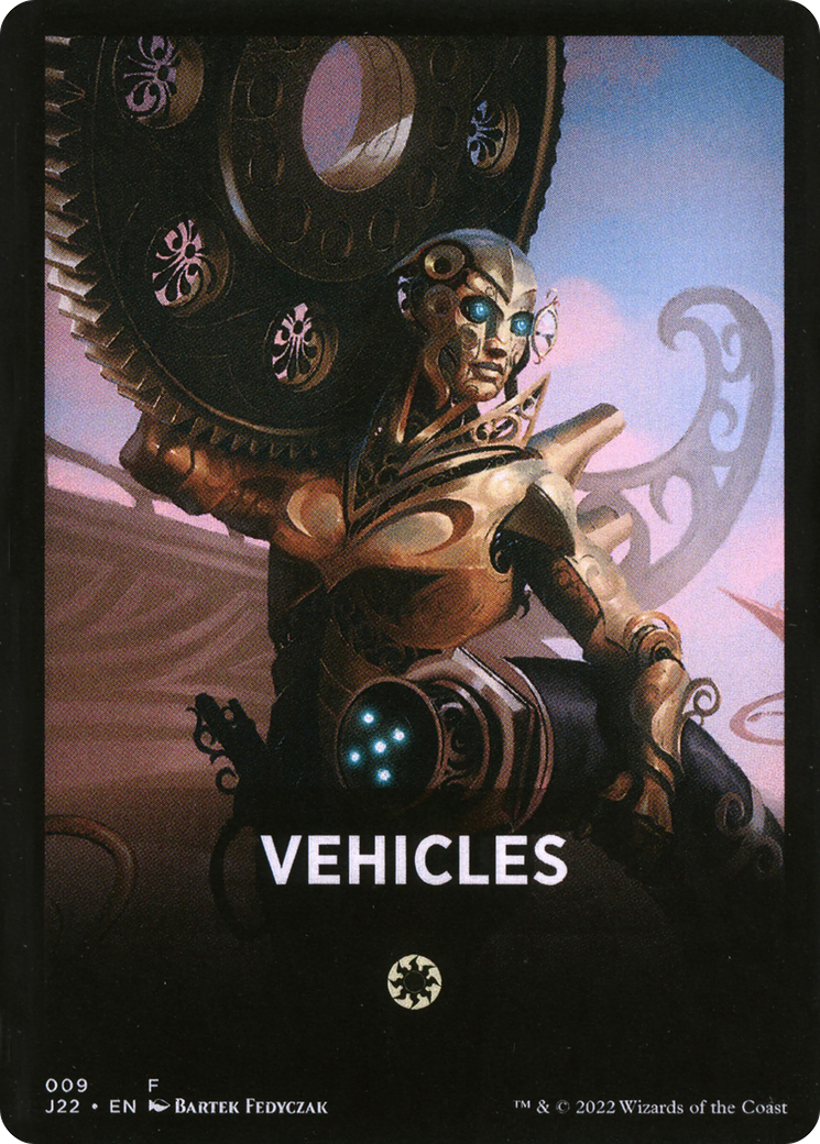 Vehicles Theme Card [Jumpstart 2022 Front Cards] | Kessel Run Games Inc. 