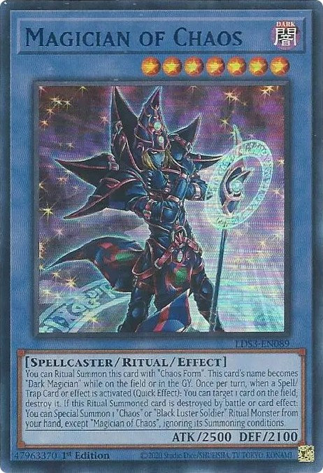 Magician of Chaos (Blue) [LDS3-EN089] Ultra Rare | Kessel Run Games Inc. 