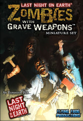 Last Night on Earth: Zombies with Grave Weapons Miniature Set | Kessel Run Games Inc. 