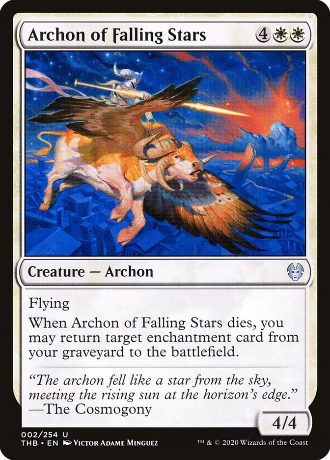 Archon of Falling Stars [Theros Beyond Death] | Kessel Run Games Inc. 