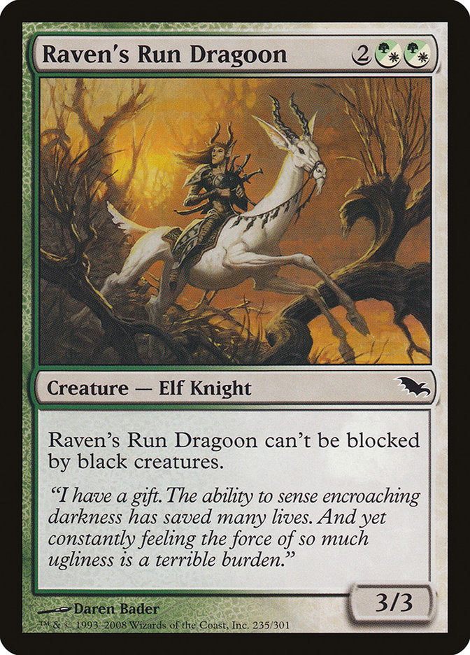 Raven's Run Dragoon [Shadowmoor] | Kessel Run Games Inc. 