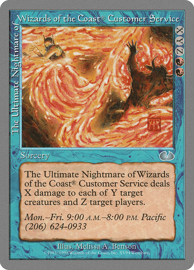 The Ultimate Nightmare of Wizards of the Coast® Customer Service [Unglued] | Kessel Run Games Inc. 