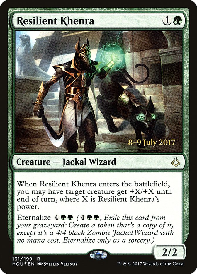 Resilient Khenra [Hour of Devastation Prerelease Promos] | Kessel Run Games Inc. 