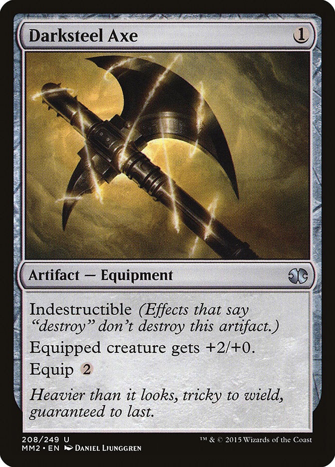 Darksteel Axe [Modern Masters 2015] | Kessel Run Games Inc. 