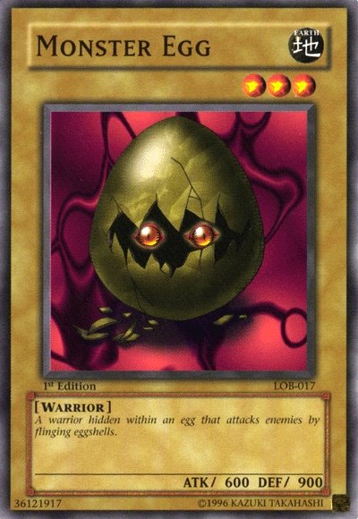 Monster Egg [LOB-017] Common | Kessel Run Games Inc. 
