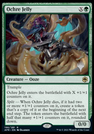 Ochre Jelly (Promo Pack) [Dungeons & Dragons: Adventures in the Forgotten Realms Promos] | Kessel Run Games Inc. 