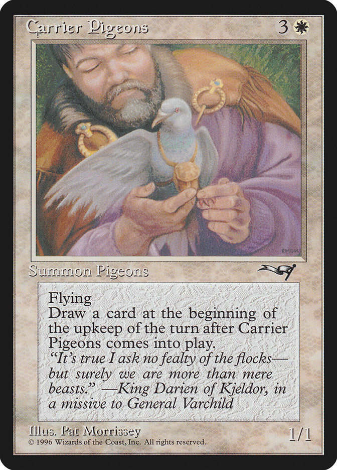 Carrier Pigeons (Holding Pigeon) [Alliances] | Kessel Run Games Inc. 
