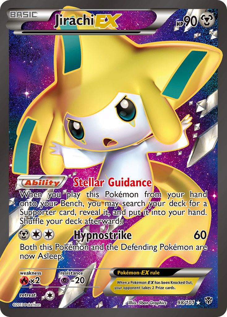 Jirachi EX (98/101) [Black & White: Plasma Blast] | Kessel Run Games Inc. 