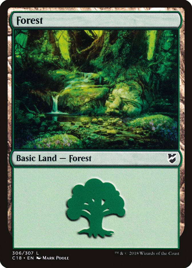 Forest (306) [Commander 2018] | Kessel Run Games Inc. 