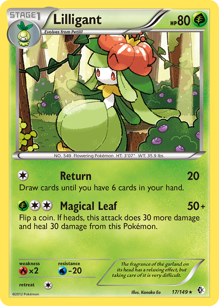 Lilligant (17/149) [Black & White: Boundaries Crossed] | Kessel Run Games Inc. 