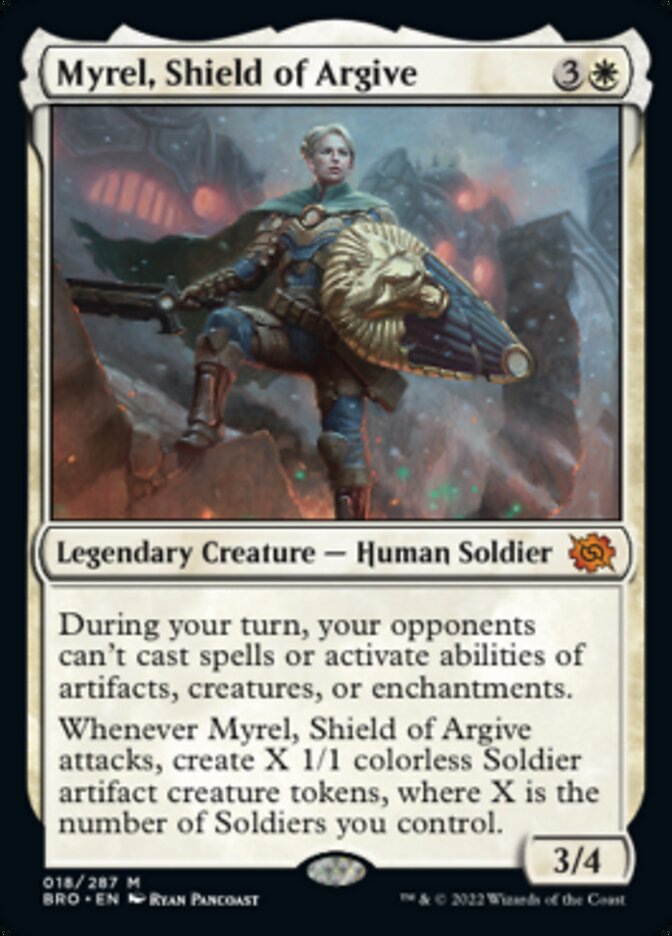 Myrel, Shield of Argive [The Brothers' War] | Kessel Run Games Inc. 