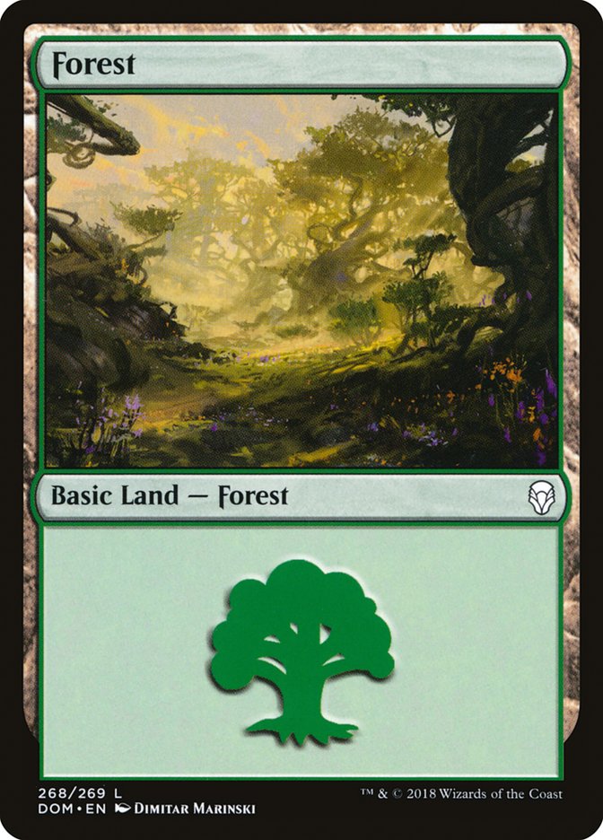 Forest (268) [Dominaria] | Kessel Run Games Inc. 