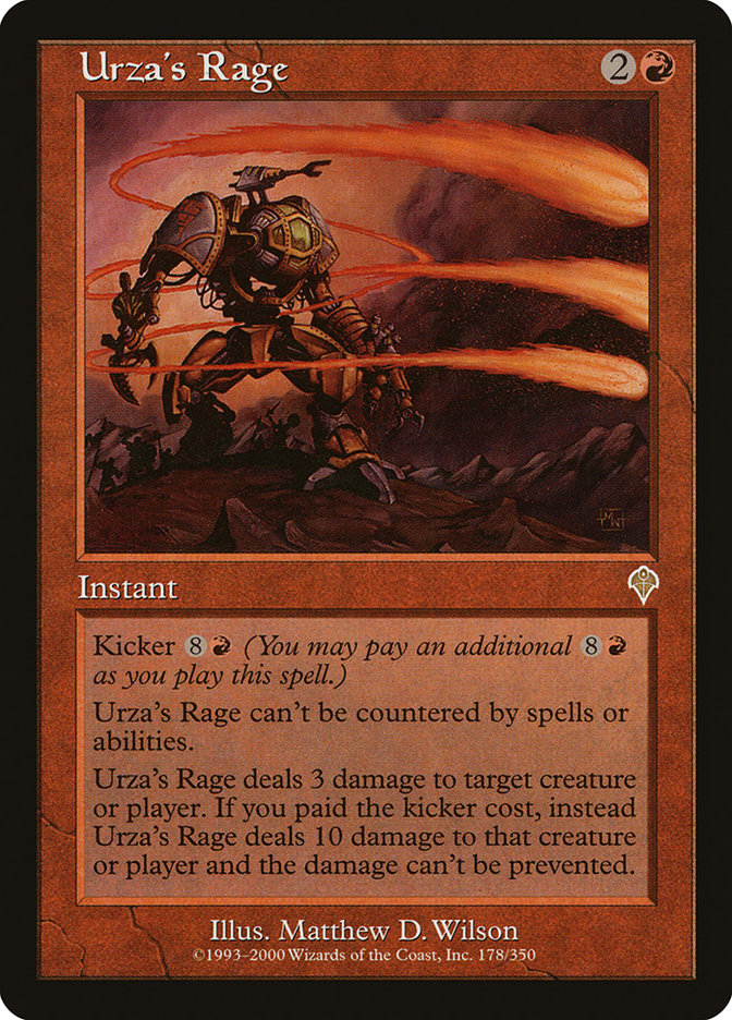 Urza's Rage [Invasion] | Kessel Run Games Inc. 