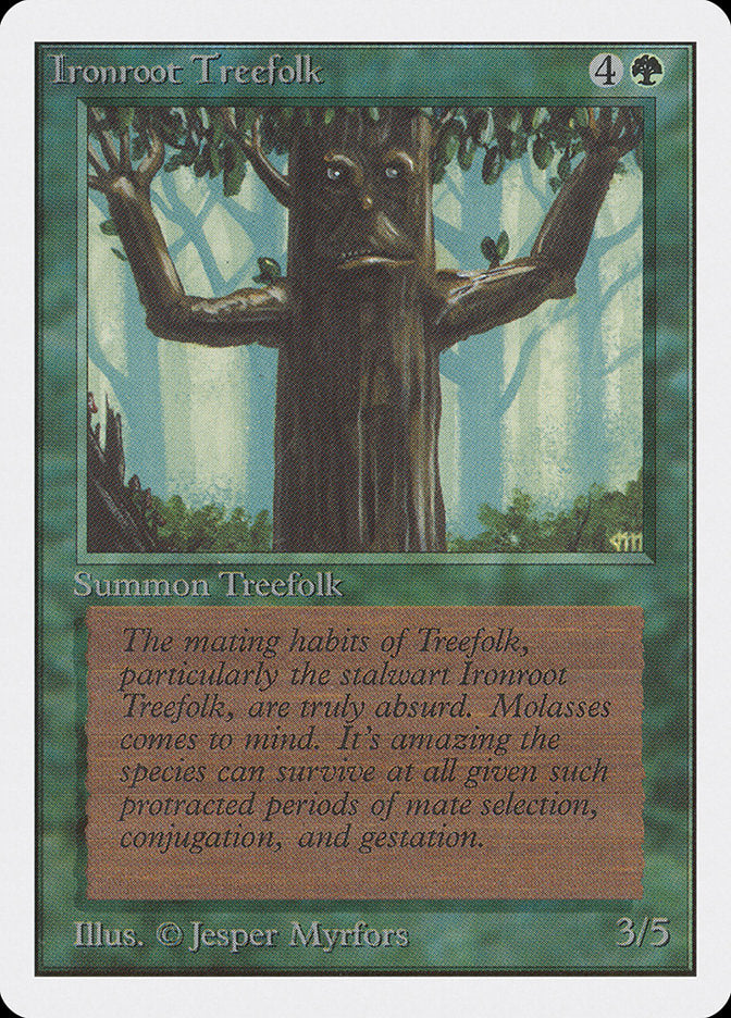 Ironroot Treefolk [Unlimited Edition] | Kessel Run Games Inc. 