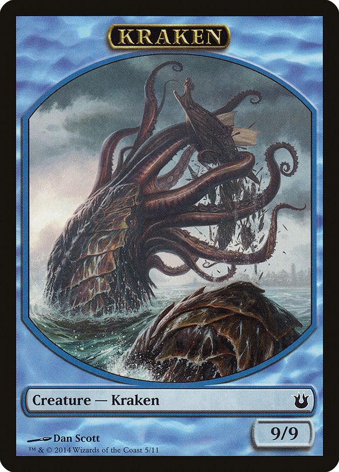 Kraken Token [Born of the Gods Tokens] | Kessel Run Games Inc. 