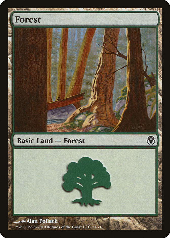 Forest (71) [Duel Decks: Phyrexia vs. the Coalition] | Kessel Run Games Inc. 