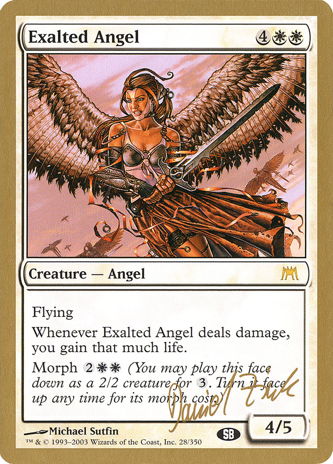 Exalted Angel (Daniel Zink) (SB) [World Championship Decks 2003] | Kessel Run Games Inc. 